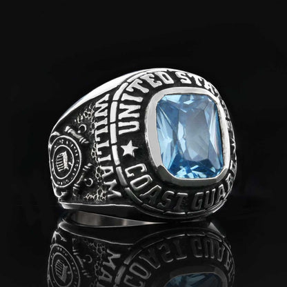 Special Design United States Coast Guard Ring by SWISS PLUS - Military Rings - view 5