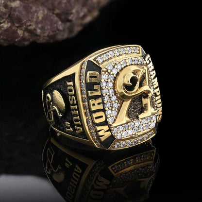 Special Design World Champions With Stone Big Ring by SWISS PLUS - Unique Design Rings