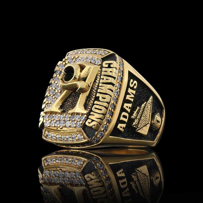 Special Design World Champions With Stone Big Ring by SWISS PLUS - Unique Design Rings - view 2