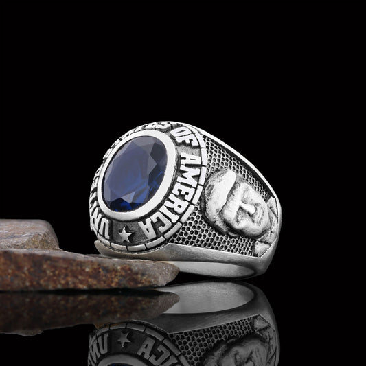 Special Edition Trump Ring, Trump Supporters Unisex Ring, American President Ring, Patriotic Jewelry - view 1