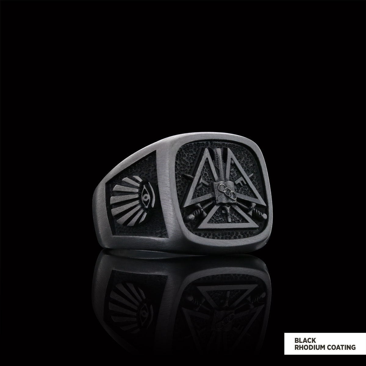 Special Masonic Ring, Freemasonic Ring, Master Mason Ring, Elegant Masonic Ring by SWISS PLUS - Mason Collection - view 2