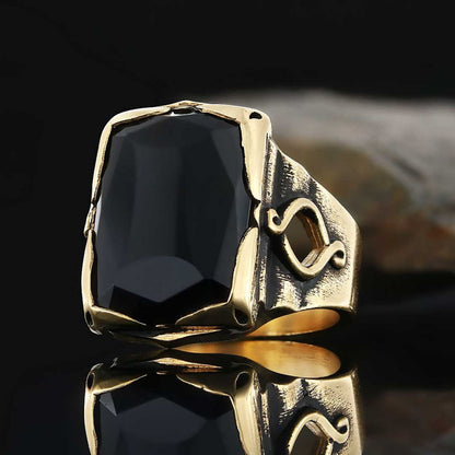 Spinel Stone Silver Ring by SWISS PLUS - Unique Design Rings