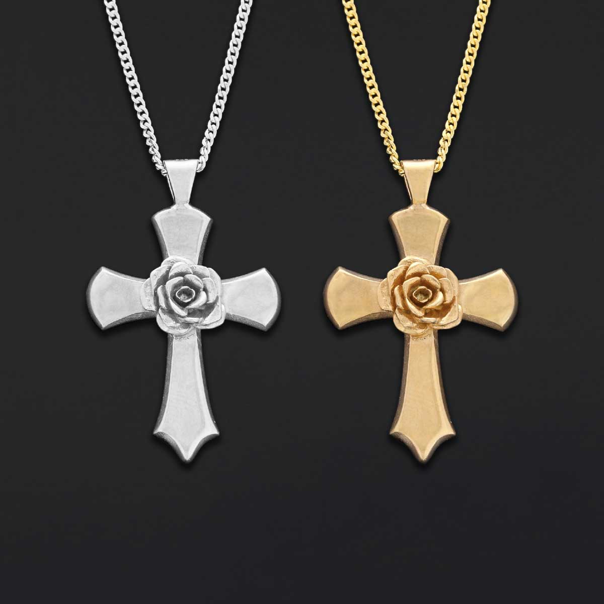 Spiritual Symbol of Ancient Necklace, Antiquus Mysticusque Ordo Rosae Crucis Pendant by SWISS PLUS - Rosae Crucis Collection 