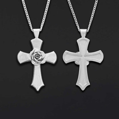 Spiritual Symbol of Ancient Necklace, Antiquus Mysticusque Ordo Rosae Crucis Pendant by SWISS PLUS - Rosae Crucis Collection 