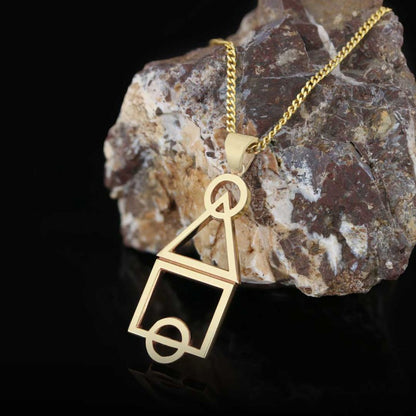 Squid Game Silver Pendant by SWISS PLUS - Unique Pendants & Cool Design Necklaces