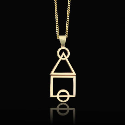 Squid Game Silver Pendant by SWISS PLUS - Unique Pendants & Cool Design Necklaces - view 5