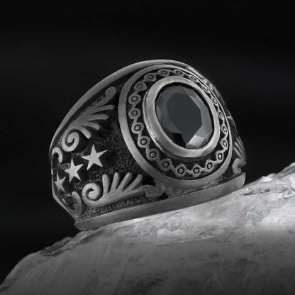 Sterling Silver 925 Ring for Men by SWISS PLUS - Unique Design Rings
