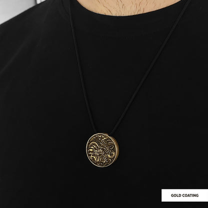 Sterling Silver Dragon Pendant by SWISS PLUS - Unique Pendants & Cool Design Necklaces - view 6