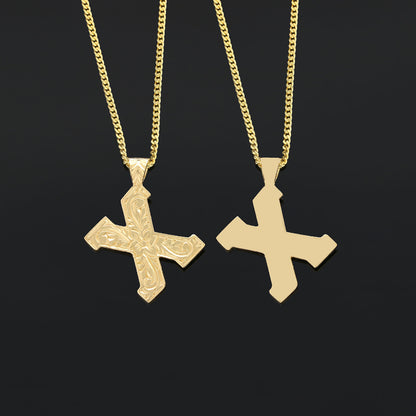 Sterling Silver Handmade Monogram X Letter Necklace by SWISS PLUS - Letter Collection - view 2