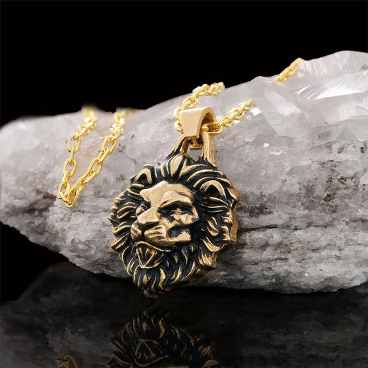 Sterling Silver Lion Pendant