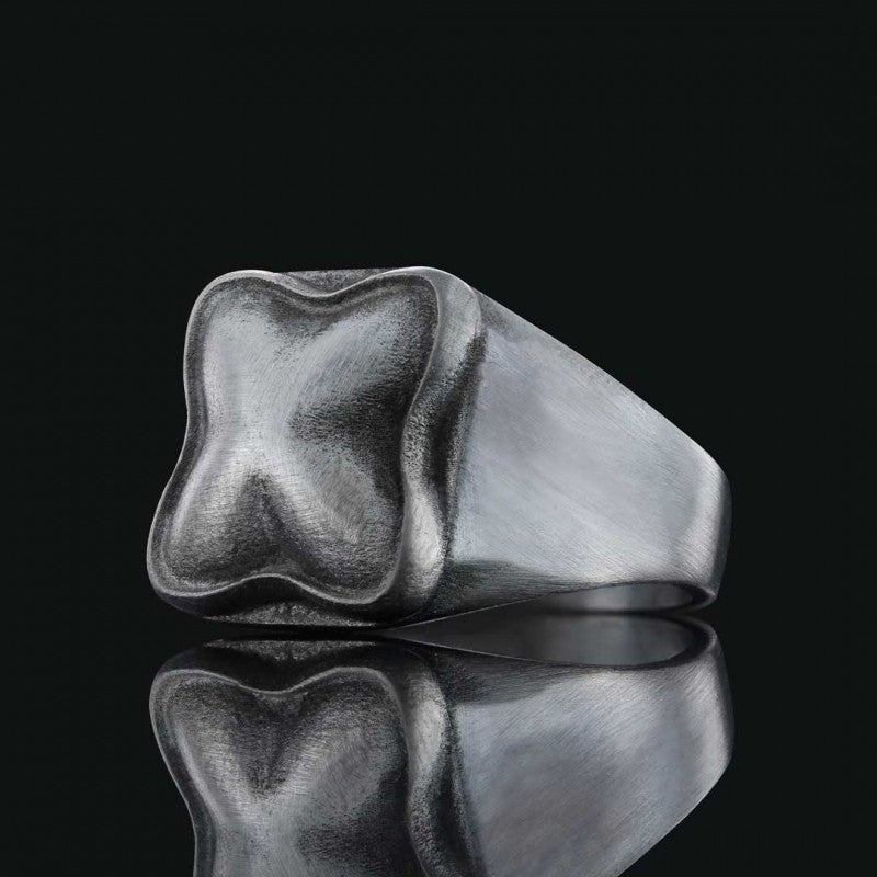 Unique Design Sterling Silver Ring by SWISS PLUS - Unique Design Rings - view 2