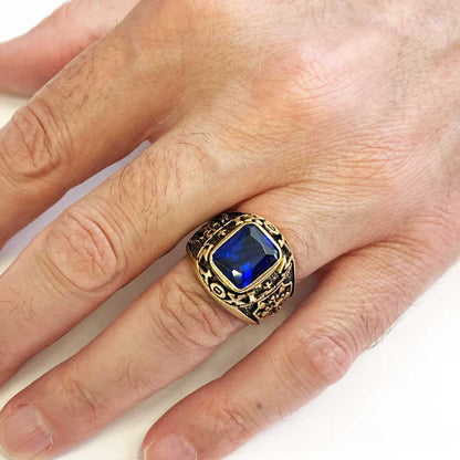 Stone Christian Jesus Ring by SWISS PLUS - Christian Collection - view 5