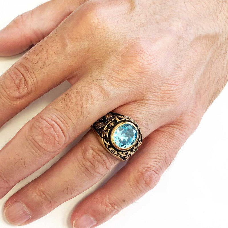 Stone With Christian Ring - view 5