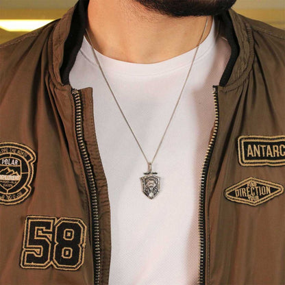 Sword Shield Necklace by SWISS PLUS - Unique Pendants & Cool Design Necklaces - view 4