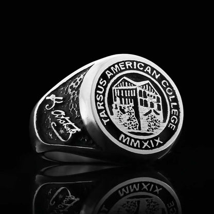Tarsus American College Ring MMXIX by SWISS PLUS - Custom College Class Rings - view 3