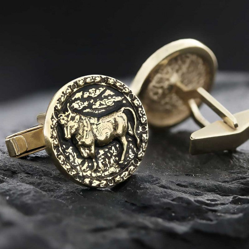Taurus Cufflink by SWISS PLUS - Zodiac Collection - view 3