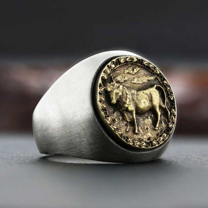 Taurus Horoscope Ring by SWISS PLUS - Zodiac Collection