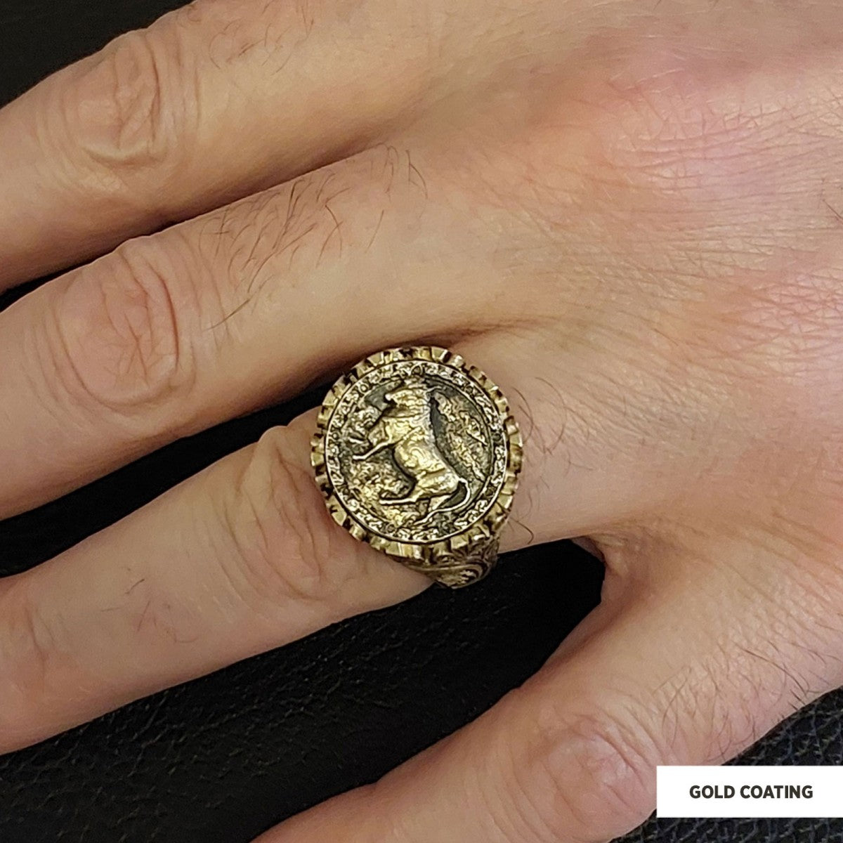 Taurus Sign Ring, 925 Sterling Silver Taurus Sign Ring by SWISS PLUS - Zodiac Collection - view 6