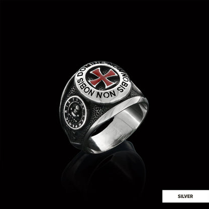 Templar Cross Masonic Ring, Mason Jewelry, Custom Mason Ring by SWISS PLUS - Christian Collection - view 4
