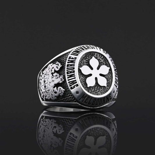 Texas State University Ring, Custom High School Graduation Ring, Class Ring, College Class Ring - view 1