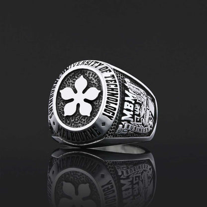 Texas State University Ring, Custom High School Graduation Ring, Class Ring, College Class Ring by SWISS PLUS - Custom Colleg