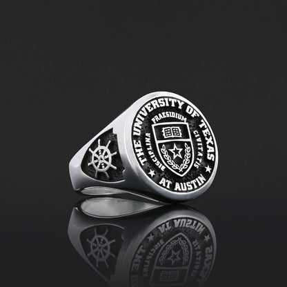 Texas University Ring, McGill University Ring, Class Ring, High School Ring, Graduation Ring by SWISS PLUS - Custom College C