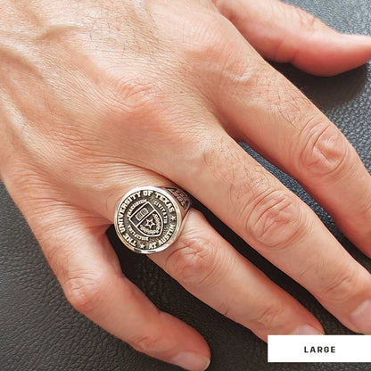 Texas University Ring, McGill University Ring, Class Ring, High School Ring, Graduation Ring by SWISS PLUS - Custom College C