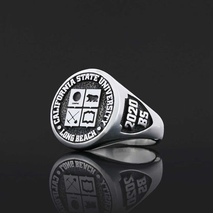 Texas University Ring, McGill University Ring, Class Ring, High School Ring, Graduation Ring by SWISS PLUS - Custom College C
