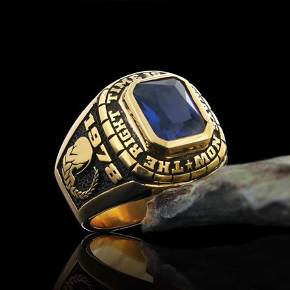 The Right Time Is Always Now Ring by SWISS PLUS - Custom College Class Rings
