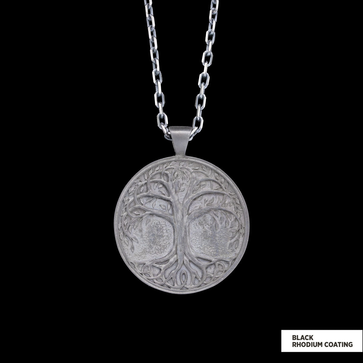 Tree of Life Pendant, Life Tree Men Necklace, Handmade Silver Tree of Life Necklace by SWISS PLUS - Unique Pendants & Cool De