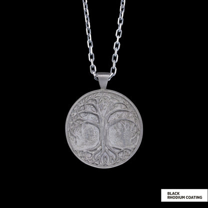 Tree of Life Pendant, Life Tree Men Necklace, Handmade Silver Tree of Life Necklace by SWISS PLUS - Unique Pendants & Cool De
