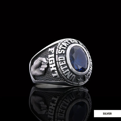 Special Edition Trump Ring, Trump Supporters Unisex Ring, American President Ring, Patriotic Jewelry by SWISS PLUS - Donald J