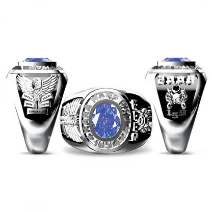 Turkish Military Silver Ring by SWISS PLUS - Military Rings