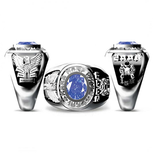Turkish Military Silver Ring
