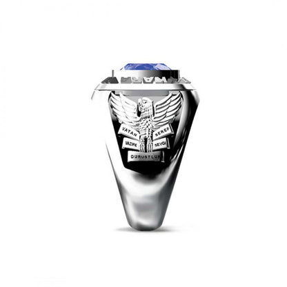 Turkish Military Silver Ring by SWISS PLUS - Military Rings - view 3