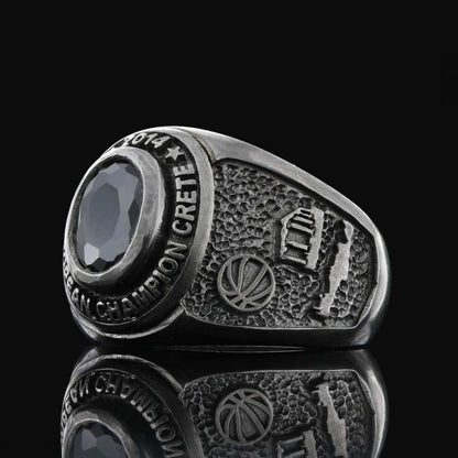U20 European Champion Crete Ring 2014 by SWISS PLUS - Custom College Class Rings - view 2