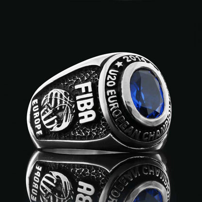 U20 European Champion Crete Ring 2014 by SWISS PLUS - Custom College Class Rings - view 3