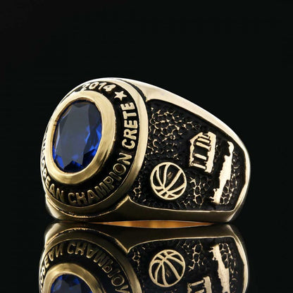 U20 European Champion Crete Ring 2014 by SWISS PLUS - Custom College Class Rings - view 4