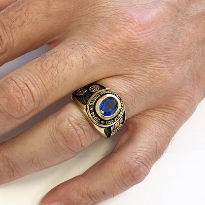 U20 European Champion Crete Ring 2014 by SWISS PLUS - Custom College Class Rings - view 6