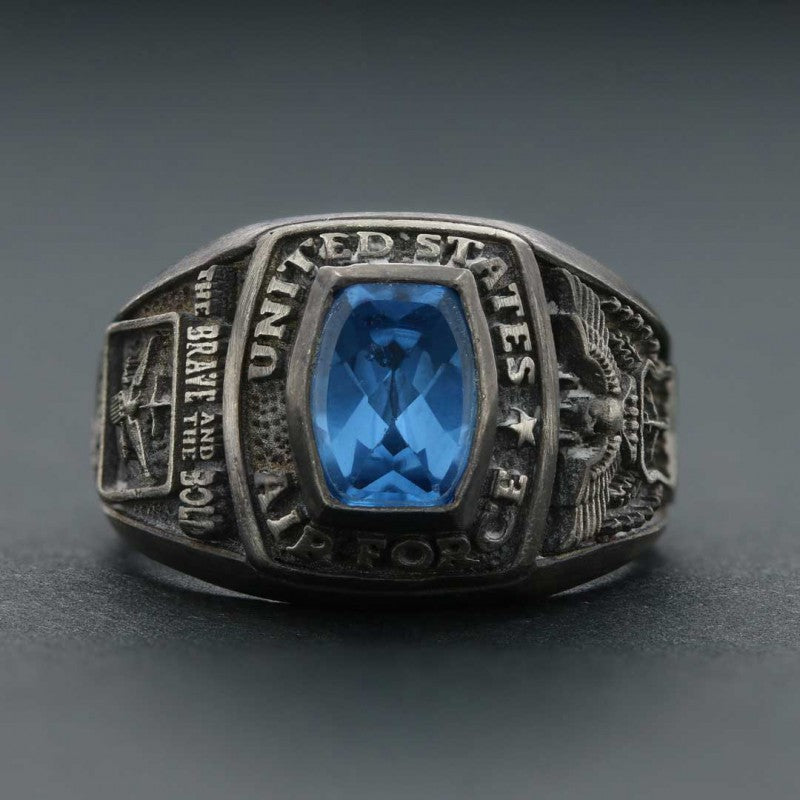 USAF Ring with Stone by SWISS PLUS - Military Rings - view 2