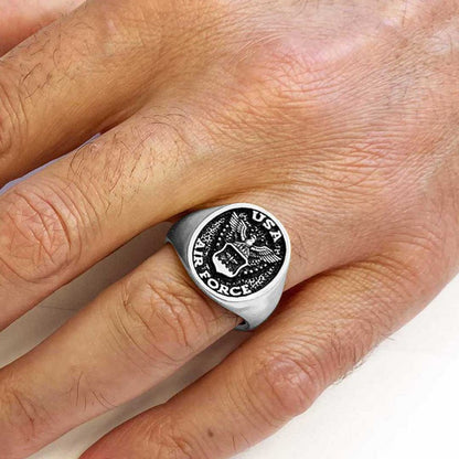 US Airforce Eagle Ring by SWISS PLUS - Military Rings - view 7