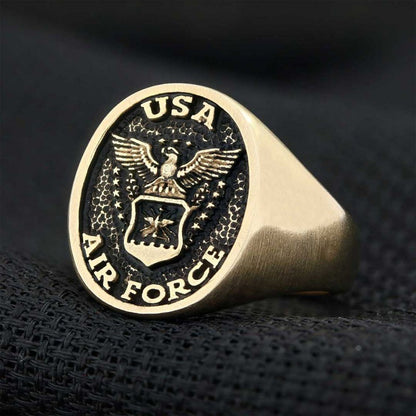 US Airforce Eagle Ring by SWISS PLUS - Military Rings