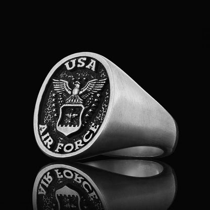 US Airforce Eagle Ring by SWISS PLUS - Military Rings - view 3