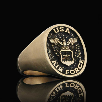 US Airforce Eagle Ring by SWISS PLUS - Military Rings - view 4