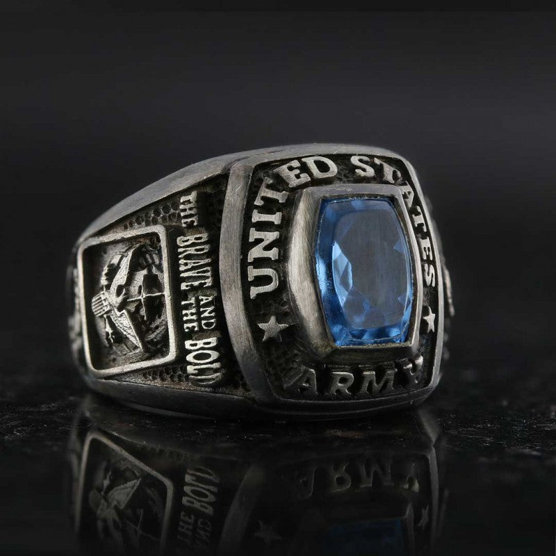Brave and Bold Army Ring by SWISS PLUS - Military Rings - view 2