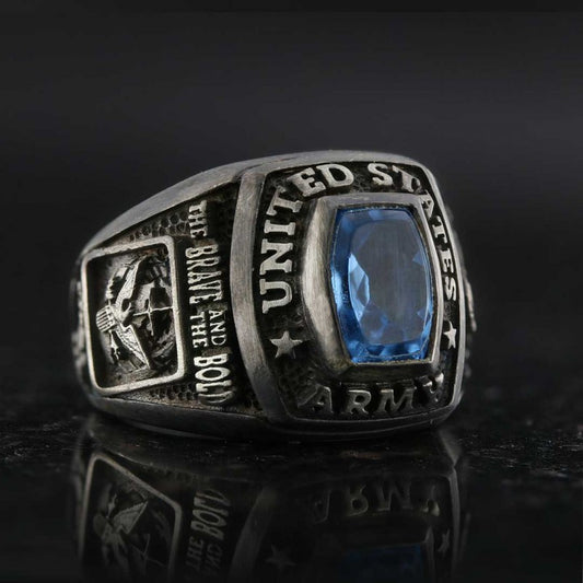Brave and Bold Army Ring by SWISS PLUS - Military Rings - view 2