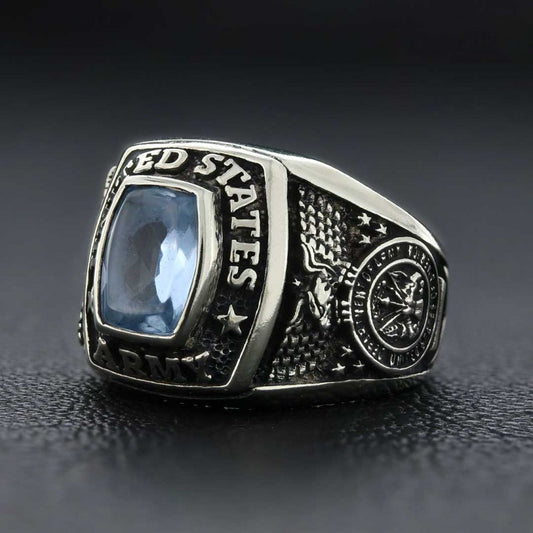 Brave and Bold Army Ring - view 1