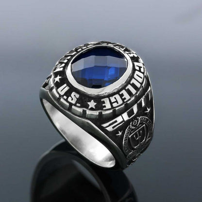 US Naval War College Ring by SWISS PLUS - Custom College Class Rings - view 3