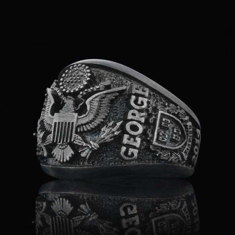 US Eagle Ring by SWISS PLUS - Military Rings - view 2
