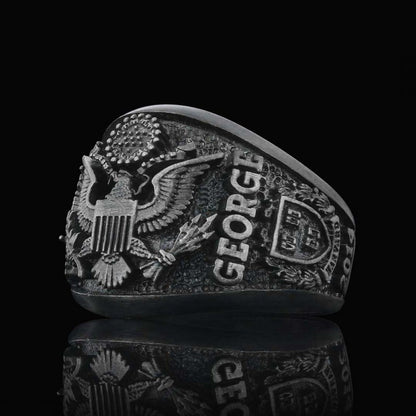 US Eagle Ring by SWISS PLUS - Military Rings - view 2